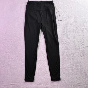 AugIris Black High Waisted Scrunch Butt Cargo Leggings with Pockets Womens MNEW